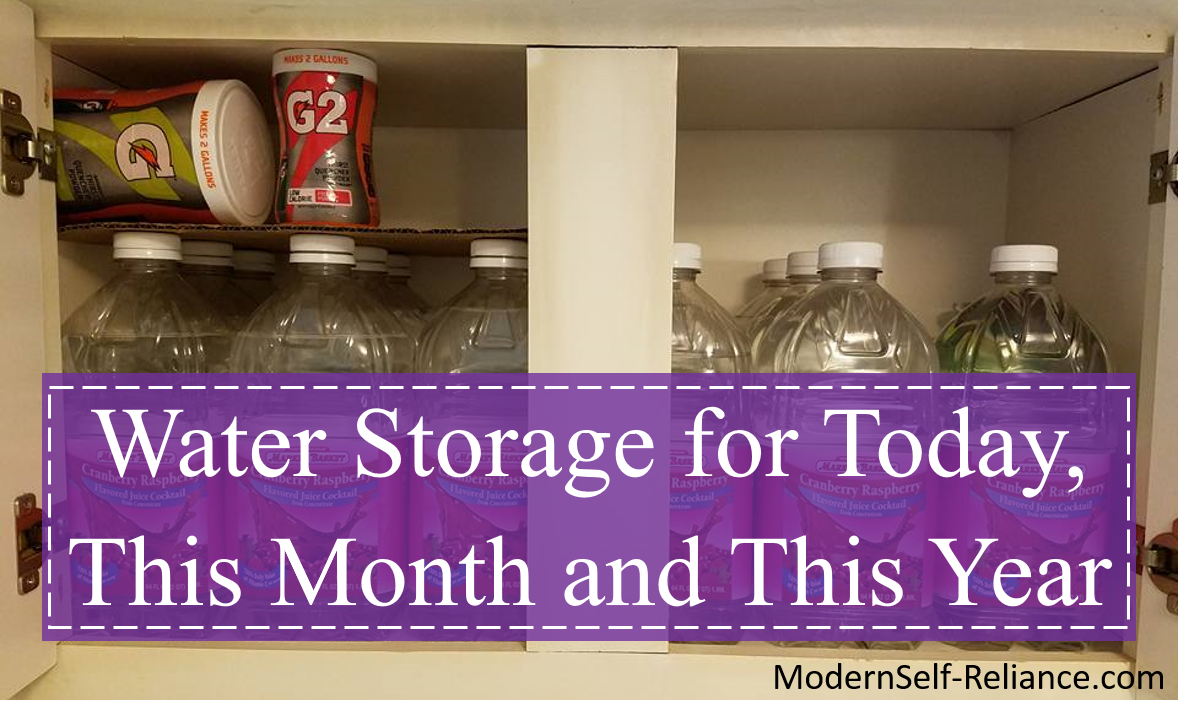 Pratical Water Storage Methods for Apartments and Homes