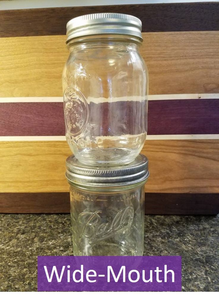 Regular vs WideMouth Canning Jars