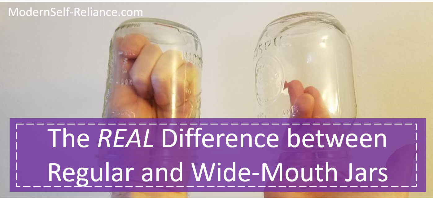Regular vs Wide-Mouth Canning Jars