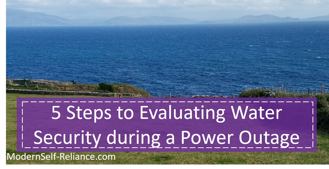 5 Steps to Evaluating Water Security during a Power Outage Modern