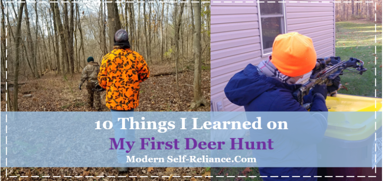 10 Things I Learned on my First Deer Hunt