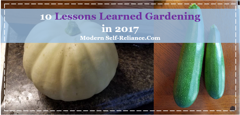 10 Lessons Learned from Last Year’s Garden 2017