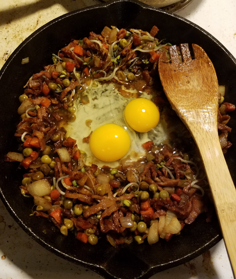 Bean Sprouts Add to Fried Veggies + Eggs