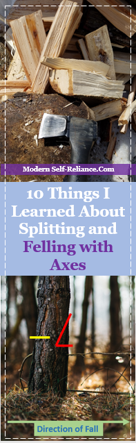 10 Things I Learned About Splitting and Felling with Axes  | Modern Self-Reliance